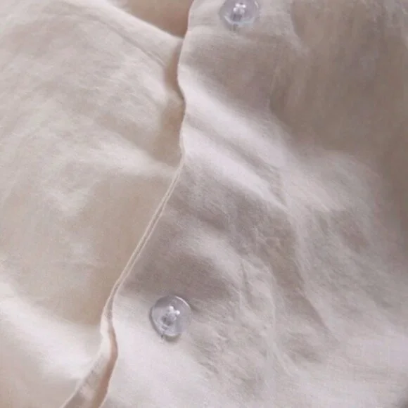 NWT Quince European Linen King Duvet Set in Sand NWT - Picture 4 of 5